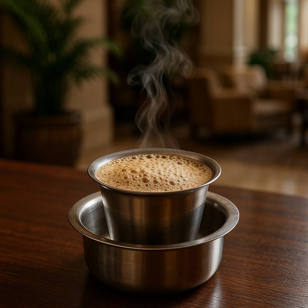 bangalore's beddown bonanza: finding your perfect pad in india's silicon valley Steaming Filter Coffee in Steel Tumbler