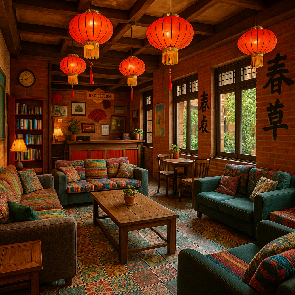 finding your perfect beijing basecamp: a hotel guide that doesn't feel like a robot wrote it Vibrant common area of a Beijing hostel
