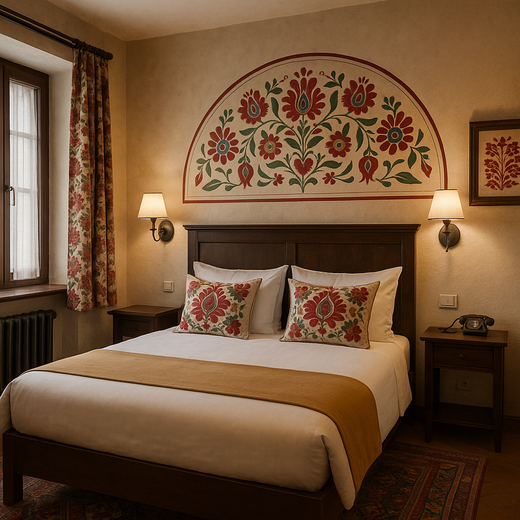 budapest's beds: finding your perfect hotel match in the pearl of the danube Cozy boutique hotel room in Budapest with traditional Hungarian design elements