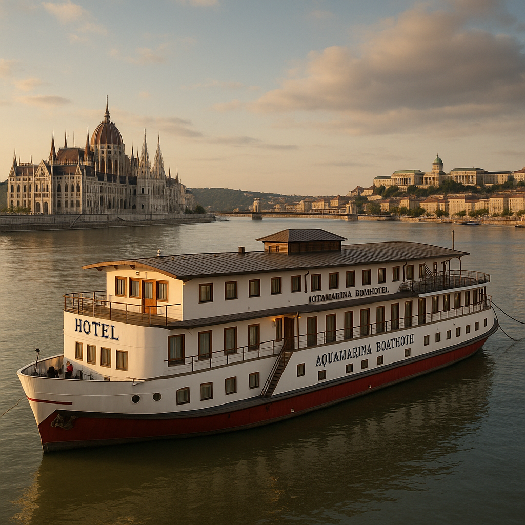 budapest's beds: finding your perfect hotel match in the pearl of the danube Unique boat hotel moored on the Danube River in Budapest