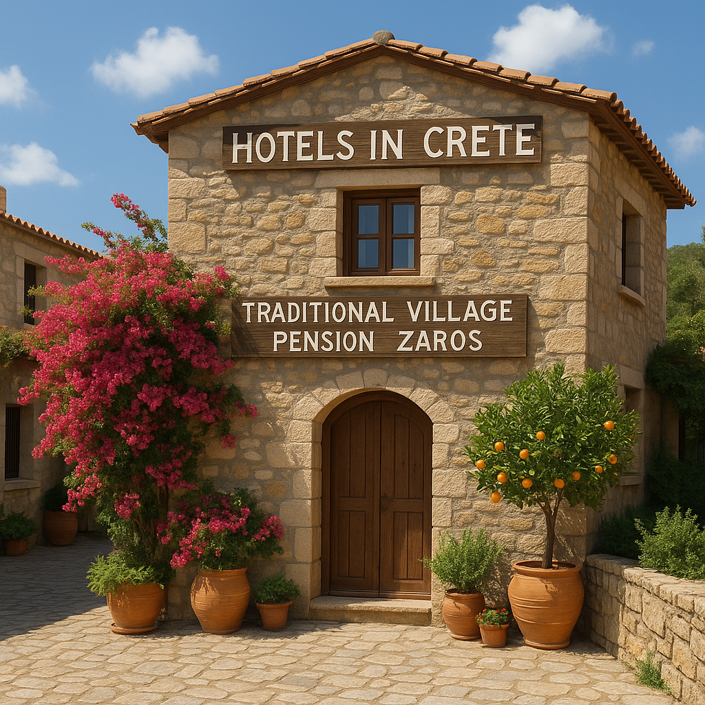finding your perfect stay: a real guide to crete's hotels Traditional Village Pension in Zaros