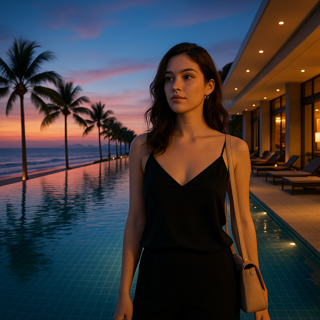 finding your perfect home base: the real scoop on da nang hotels Hyatt Infinity Pool at Dusk