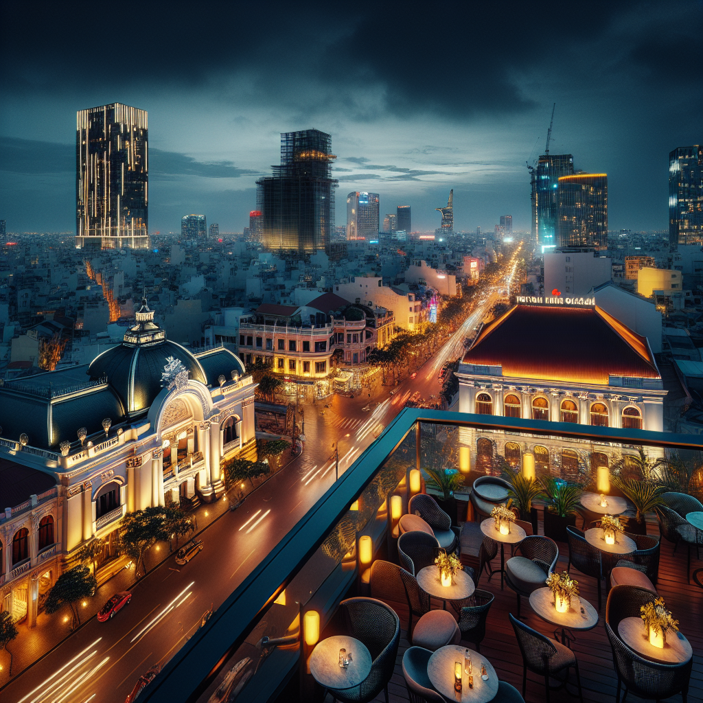 ho chi minh city hotels: finding your perfect saigon basecamp Rooftop Bar View Over Saigon Opera House
