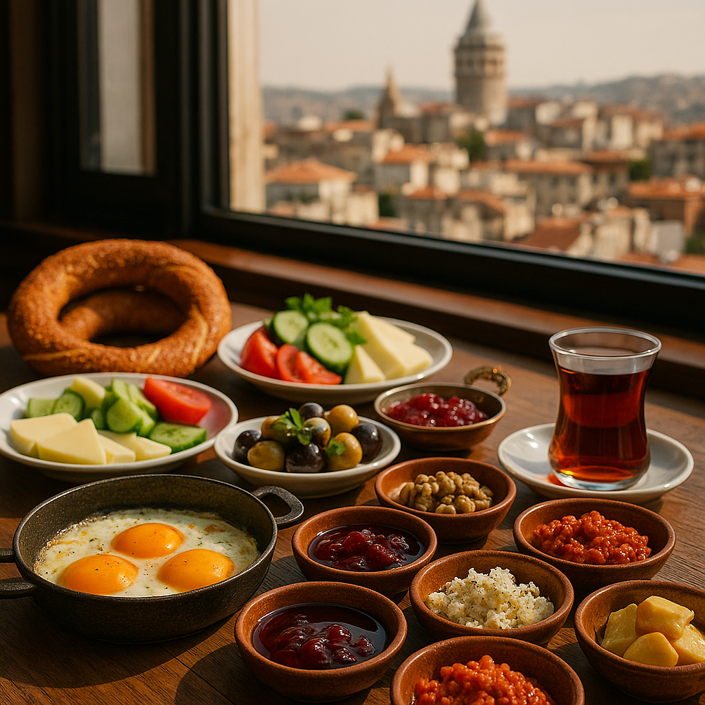 finding your perfect istanbul nest: a hotel guide that feels like home Traditional Turkish breakfast spread with colorful dishes
