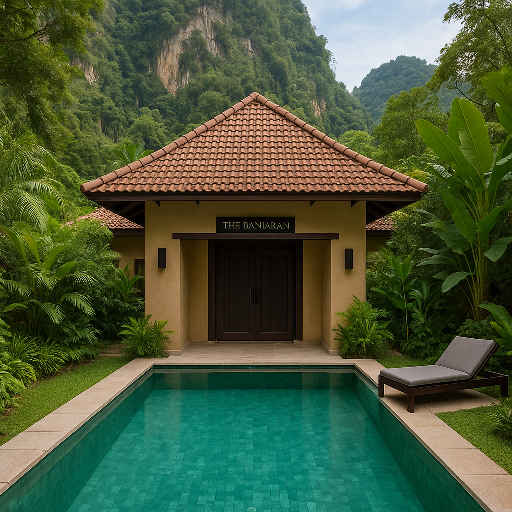 finding your perfect basecamp: a real talk guide to ipoh's hotels Luxury villa with private pool surrounded by lush greenery at The Banjaran
