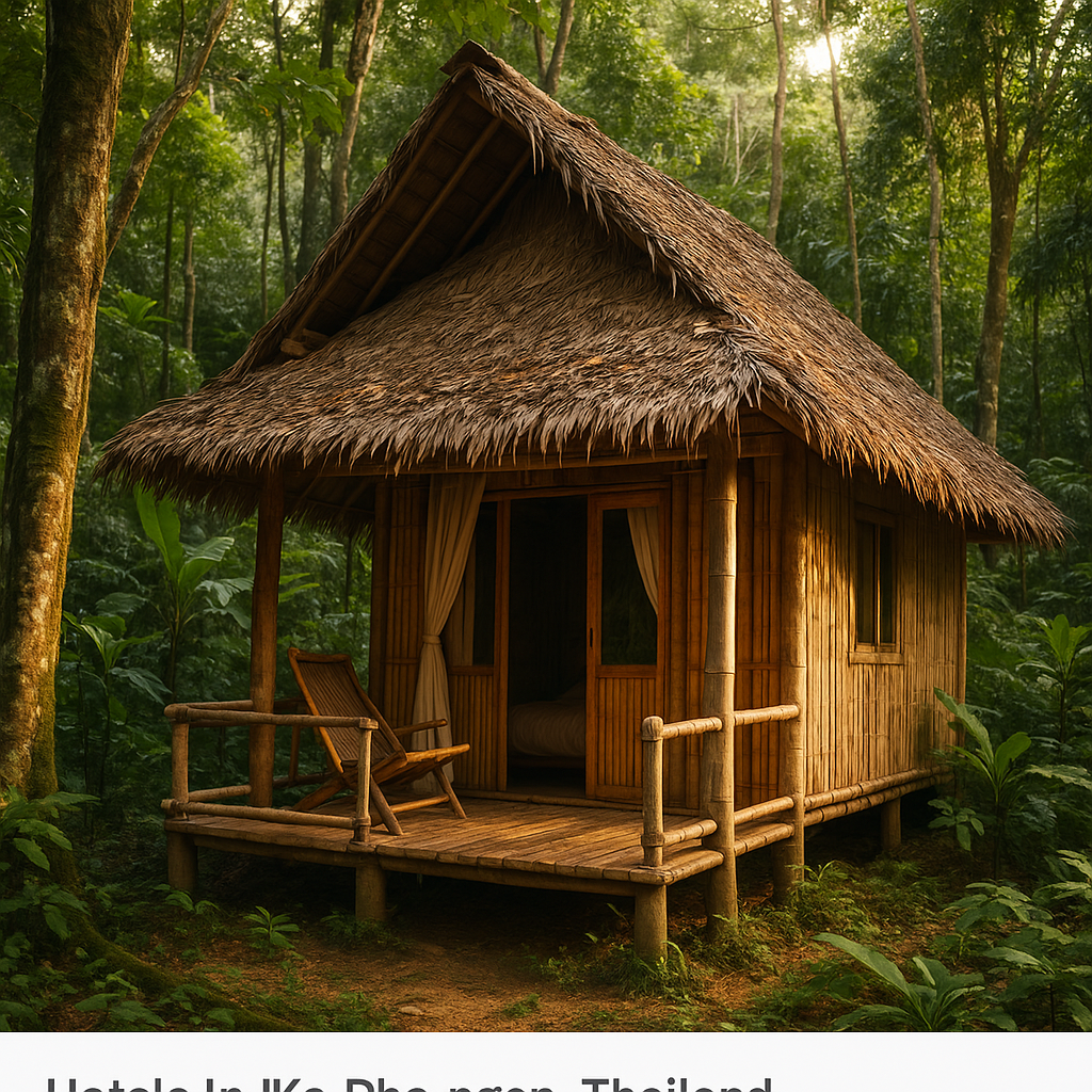 ko pha-ngan hotels: your ultimate guide beyond the full moon hype Rustic bamboo bungalow nestled in jungle