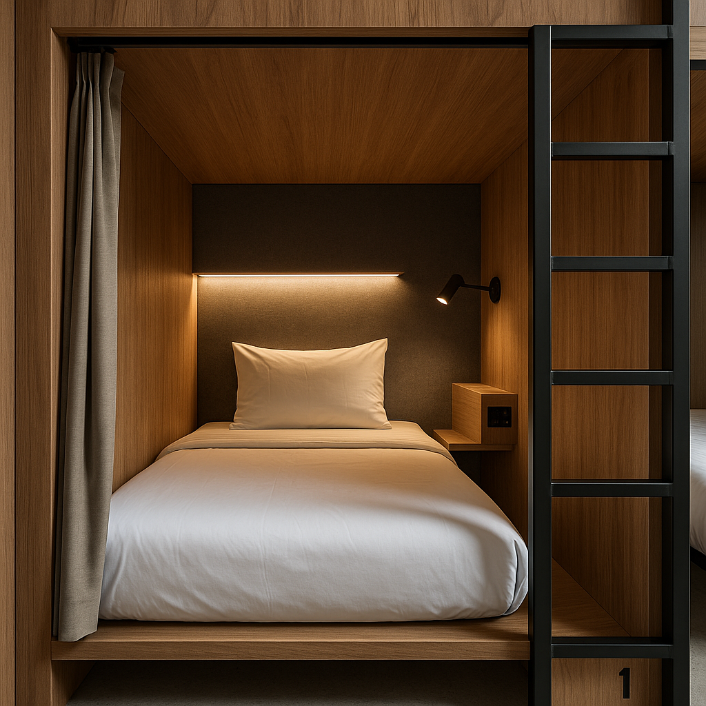 finding your perfect krabi pad: a beach bum's hotel guide Cozy private pod bed in a modern hostel