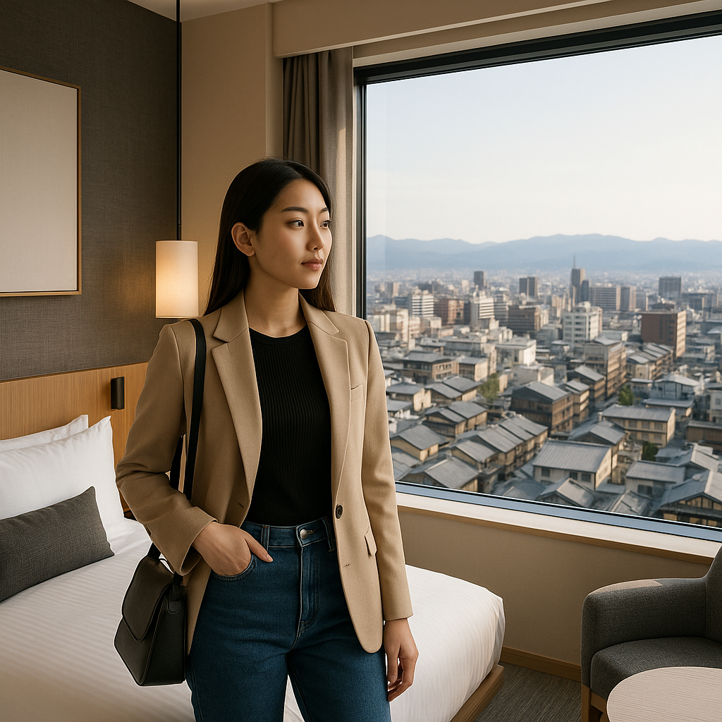 finding your perfect kyoto home base: a real talk guide to hotels in japan's ancient capital Modern Kyoto hotel room with city view