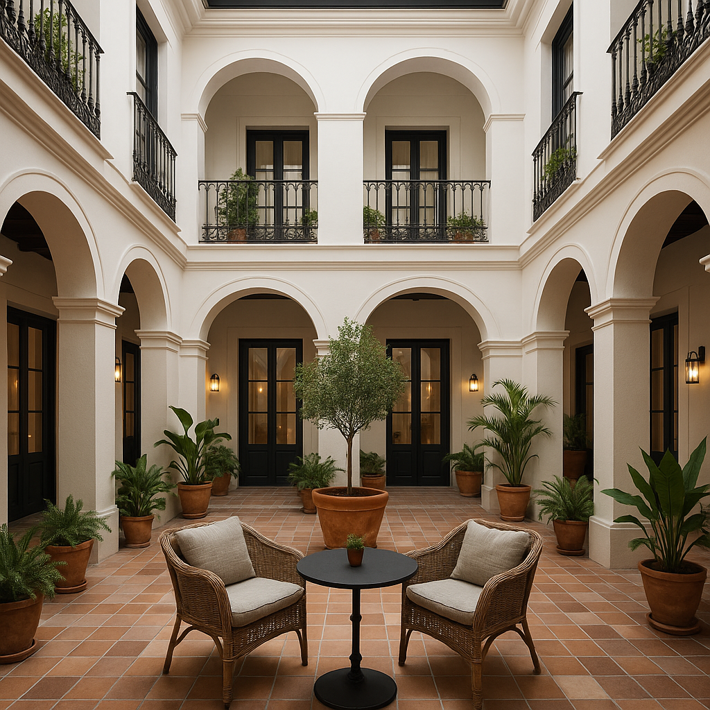 madrid unpacked: finding your perfect hotel in spain's vibrant heart Boutique Hotel Courtyard