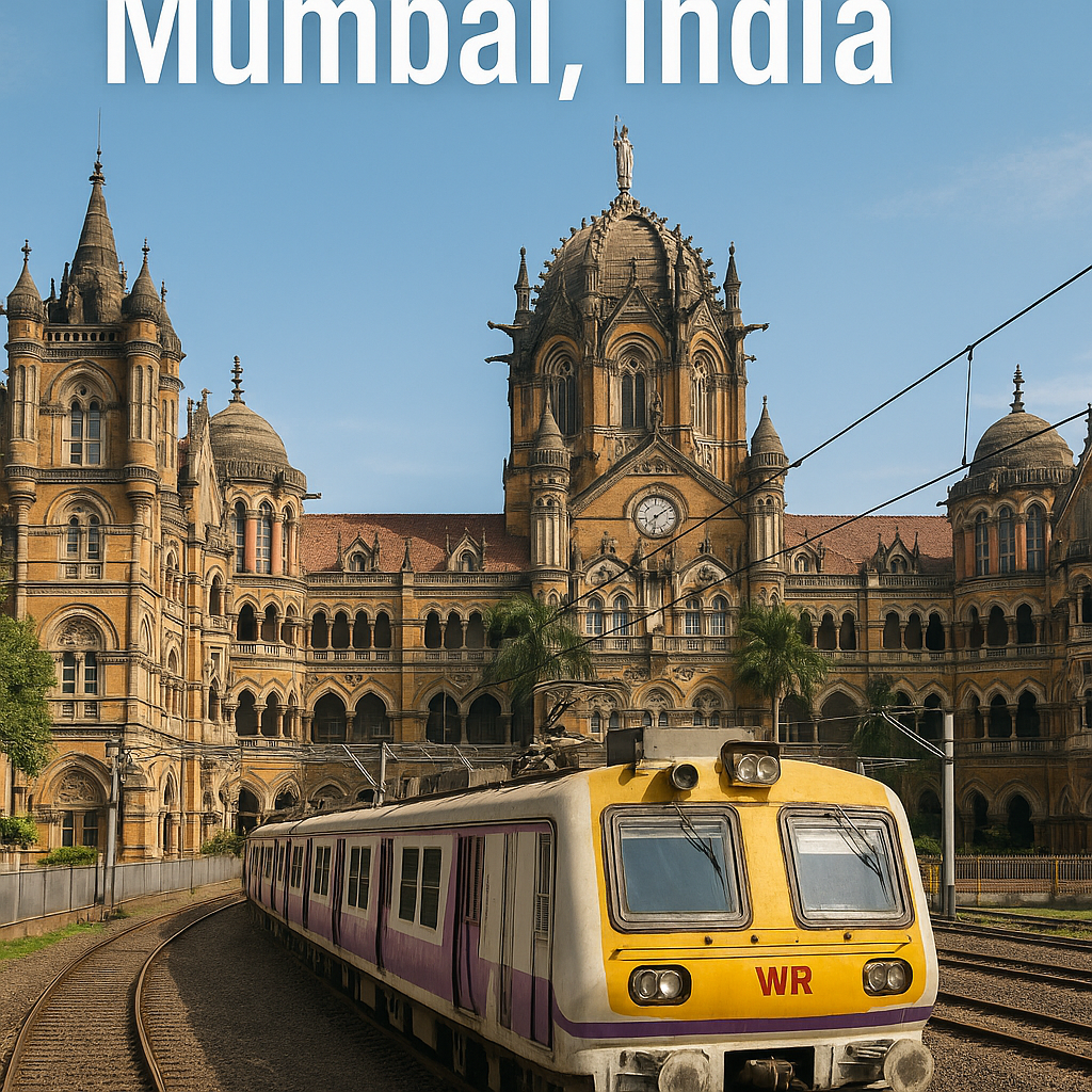 mumbai magic: finding your perfect hotel in the city that never sleeps Local Train Outside CST Station
