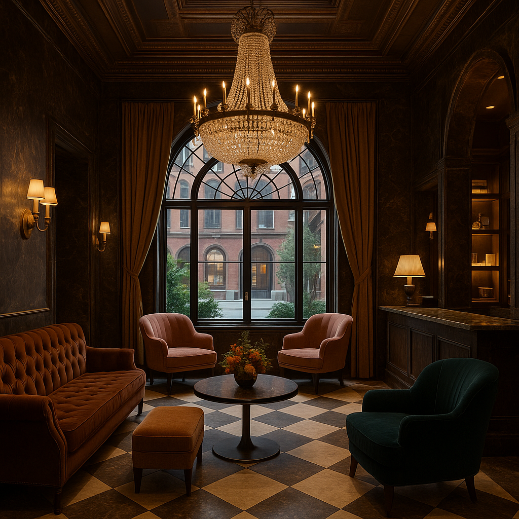 new york city hotels: surviving the concrete jungle without losing your mind (or wallet) Boutique Hotel Lobby