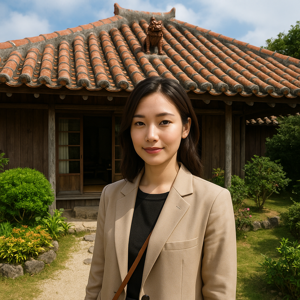okinawa's hotel scene: sun, sand, and surprising stays you'll actually remember Traditional Okinawan Ryukyuan guesthouse with red-tiled roof and garden