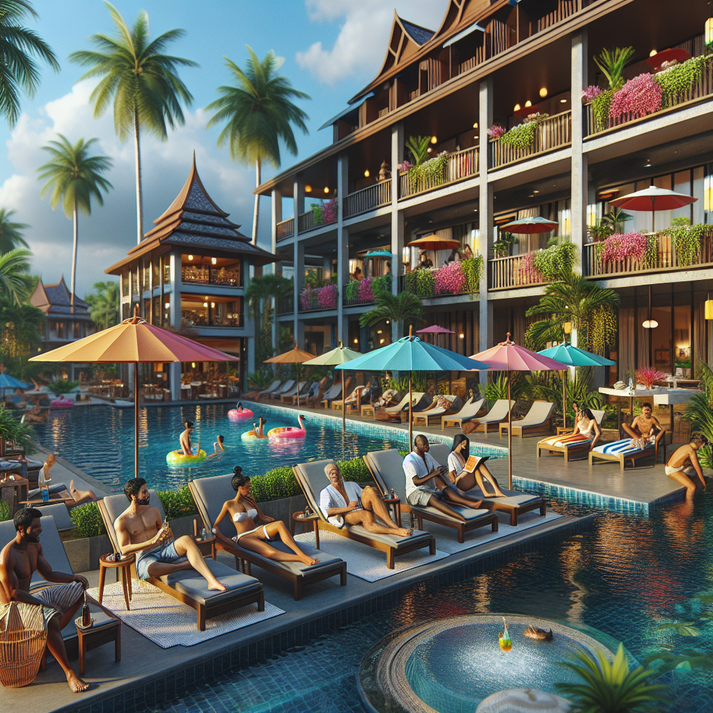finding your perfect pattaya pad: a hotel guide that doesn't sugarcoat the sand Relaxing by a typical hotel pool in Pattaya