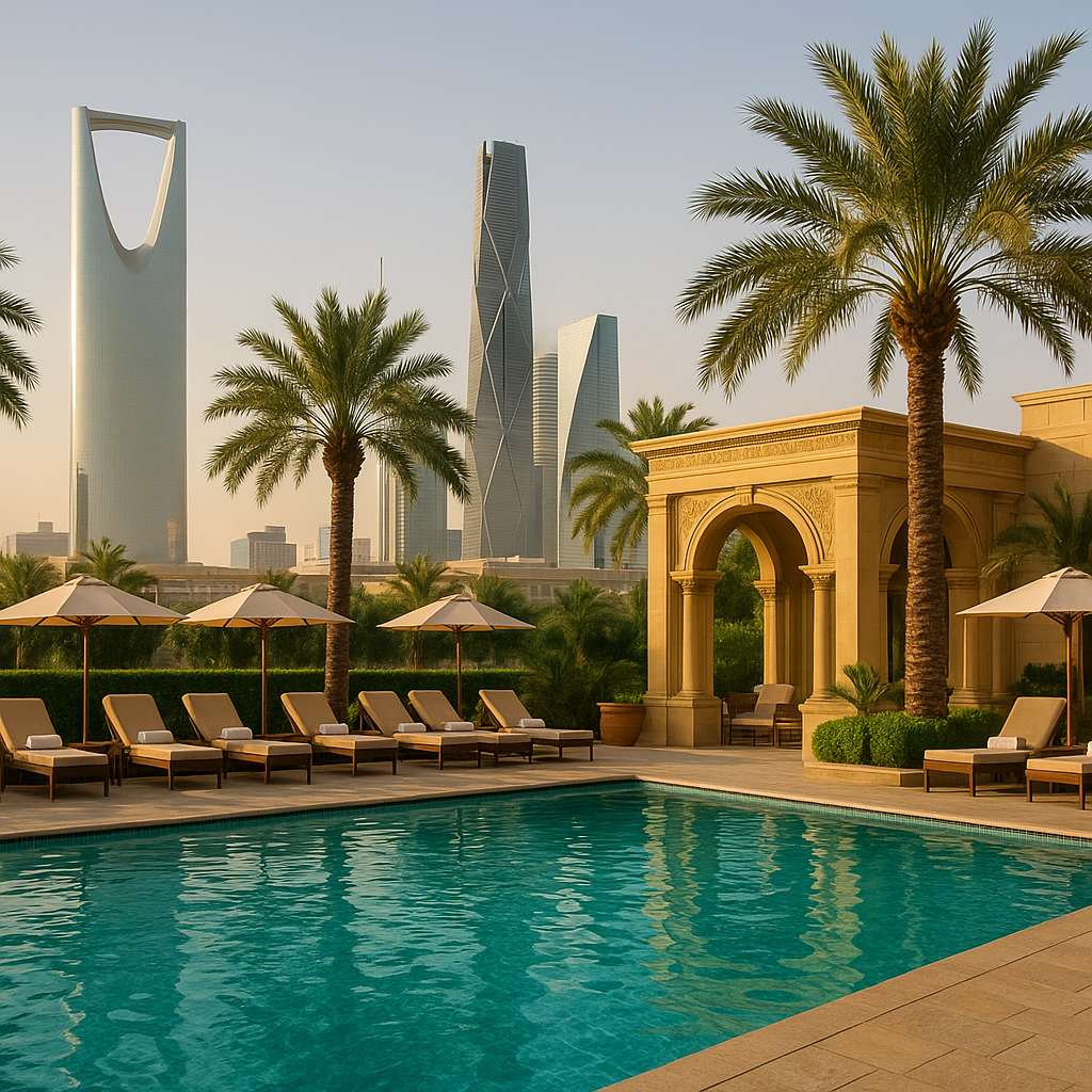 riyadh revelations: finding your perfect hotel fit in saudi arabia's bustling capital Luxury Hotel Pool Oasis