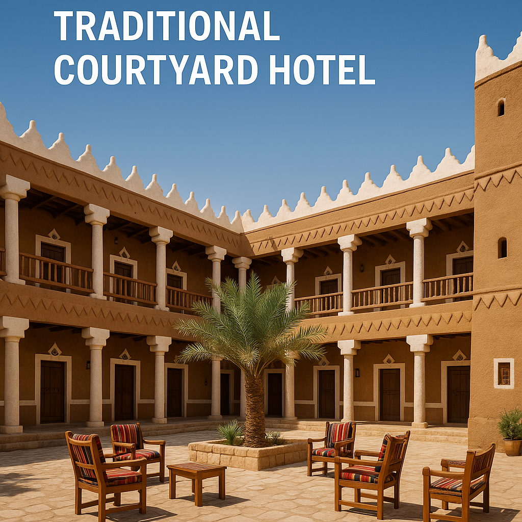 riyadh revelations: finding your perfect hotel fit in saudi arabia's bustling capital Traditional Courtyard Hotel