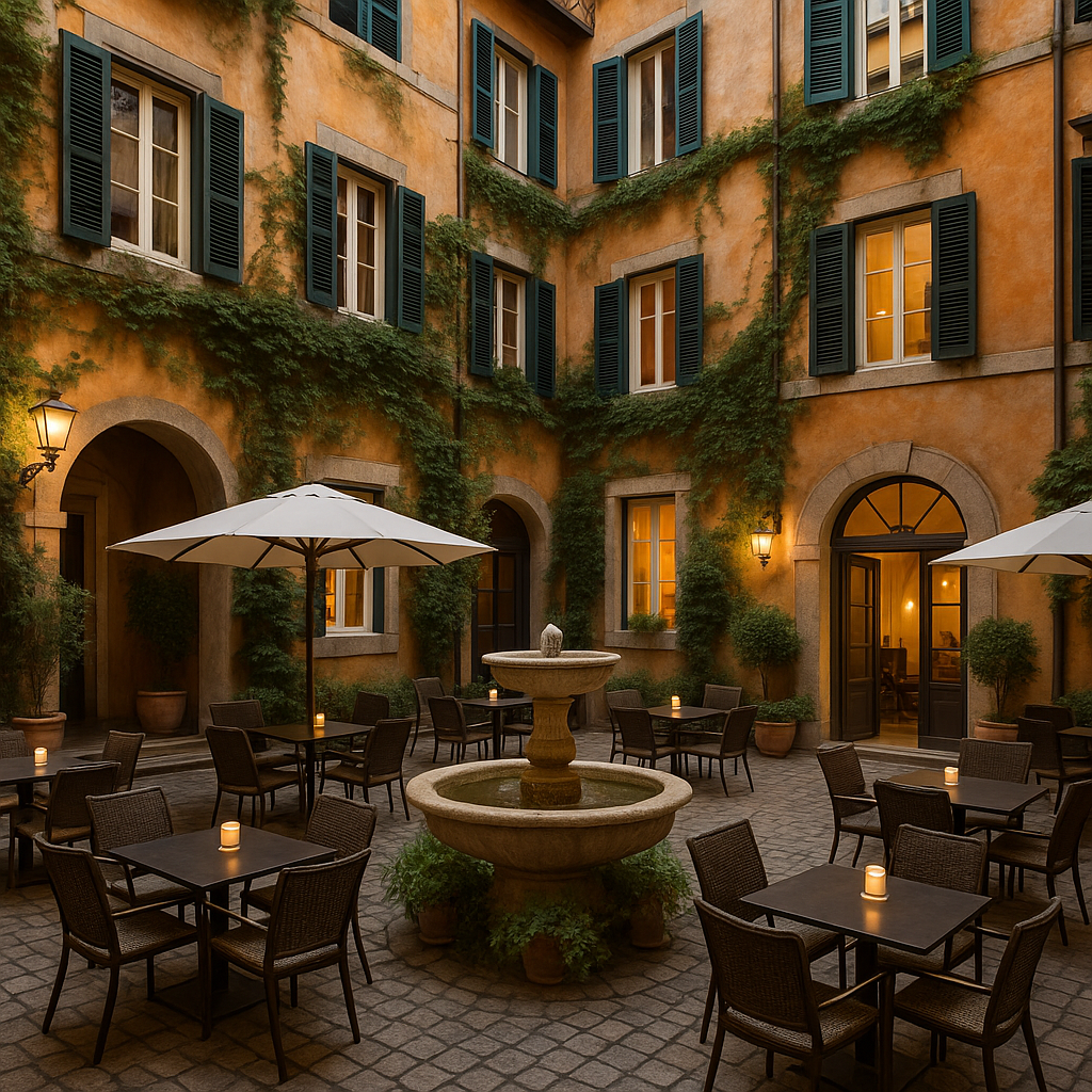 finding your perfect roman holiday pad: a real talk guide to rome's hotels Boutique Hotel Courtyard