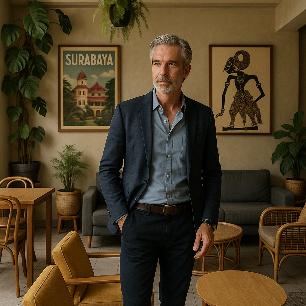 surabaya stays: finding your perfect hotel in indonesia's city of heroes Cozy common area in a Surabaya hostel with plants and local artwork