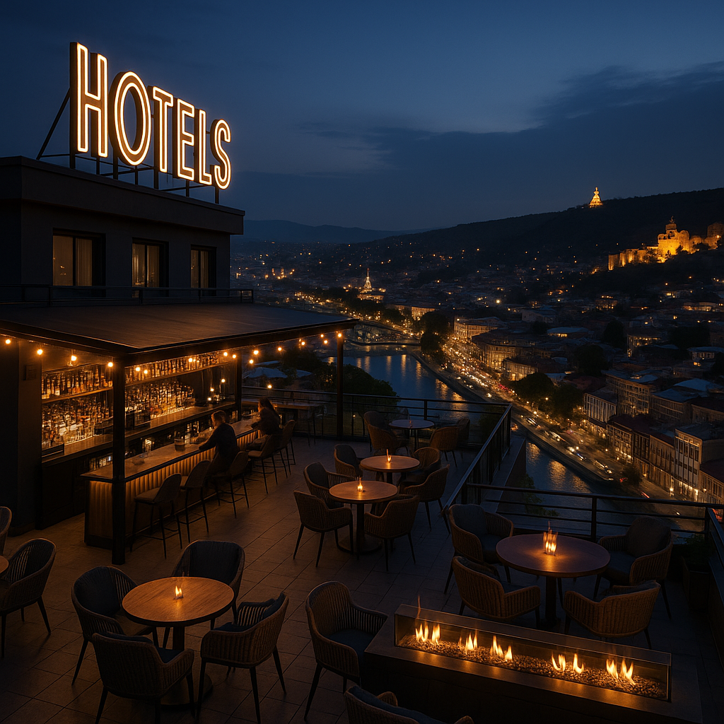 tbilisi hotels: where charm meets chaos (and where to lay your head) Rooftop Bar City Lights
