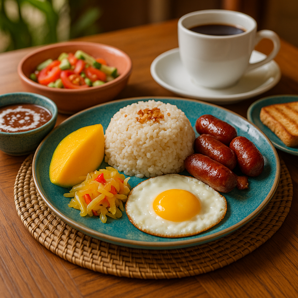 boho bliss: finding your perfect hotel in bohol (without losing your mind) Colorful traditional Filipino breakfast spread at a Bohol hotel