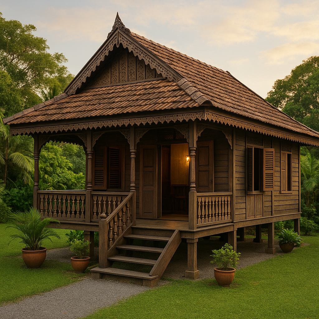 kuching's hidden gems & hotel havens: where to rest your head in borneo's cat city Traditional wooden heritage house with veranda in Kuching