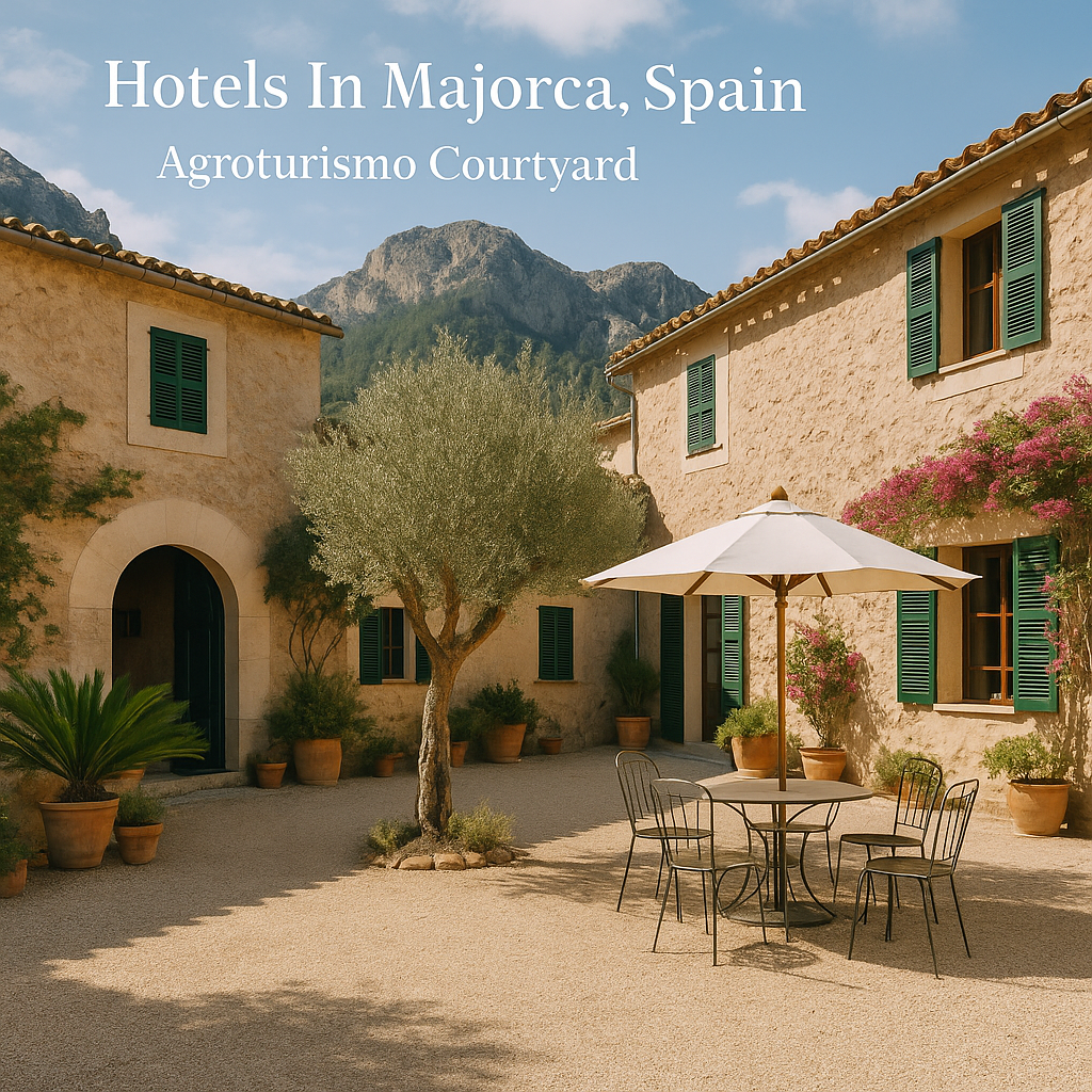 finding your perfect majorca pad: a sun-seeker's hotel guide Agroturismo Courtyard in Tramuntana
